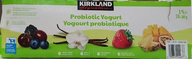 - Teething and chewing toys for puppiesKirkland Signature Probiotic Yogurt, 24 X 100g