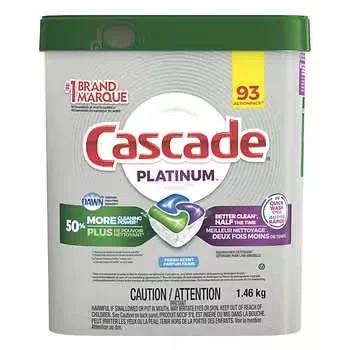 - Automatic induction pet water dispenserCascade Platinum Dishwasher Detergent 93 tabs