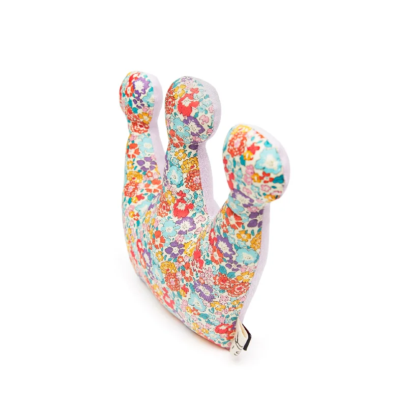 - Pet toy safety reviewsLiberty Print Floral Crown Plush Designer Squeaky Dog Toy