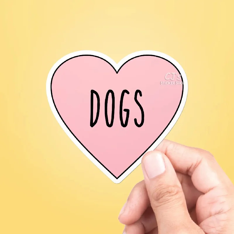- Pet tear stain cleaning wipesDogs Pink Heart Vinyl Sticker