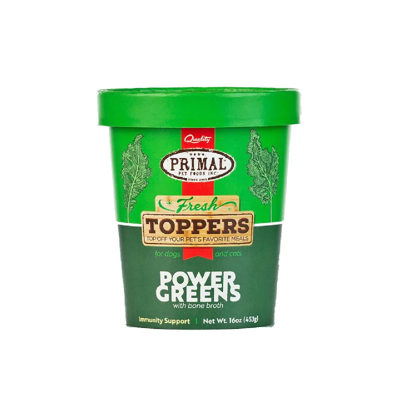    - Indoor cat food  Primal Frozen Power Greens Immunity Boost - Dog and Cat Food