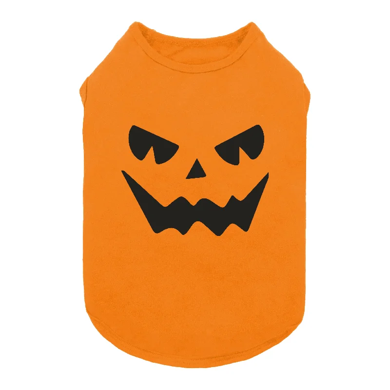 - Postoperative pet anti-licking Elizabethan collarHalloween Pumpkin Dog Shirt