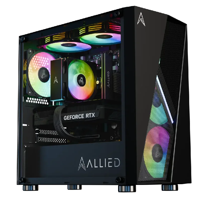 - Remote interactive pet feederAllied Stinger RTX 4060 Ti | Ryzen 5 5500 Desktop Gaming PC (Black) - Remote interactive pet feederAllied Stinger RTX 4060 Ti | Ryzen 5 5500 Desktop Gaming PC (Black)