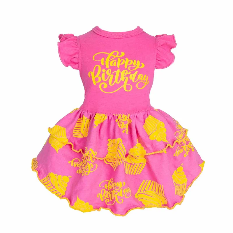 - Winter warm clothes for short-haired dogsHappy Birthday Tiered Dog Dress