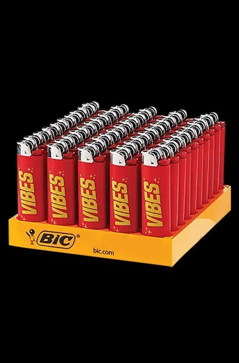 - Dog heart rate monitoring collar50pc Display VIBES Bic Lighters Red