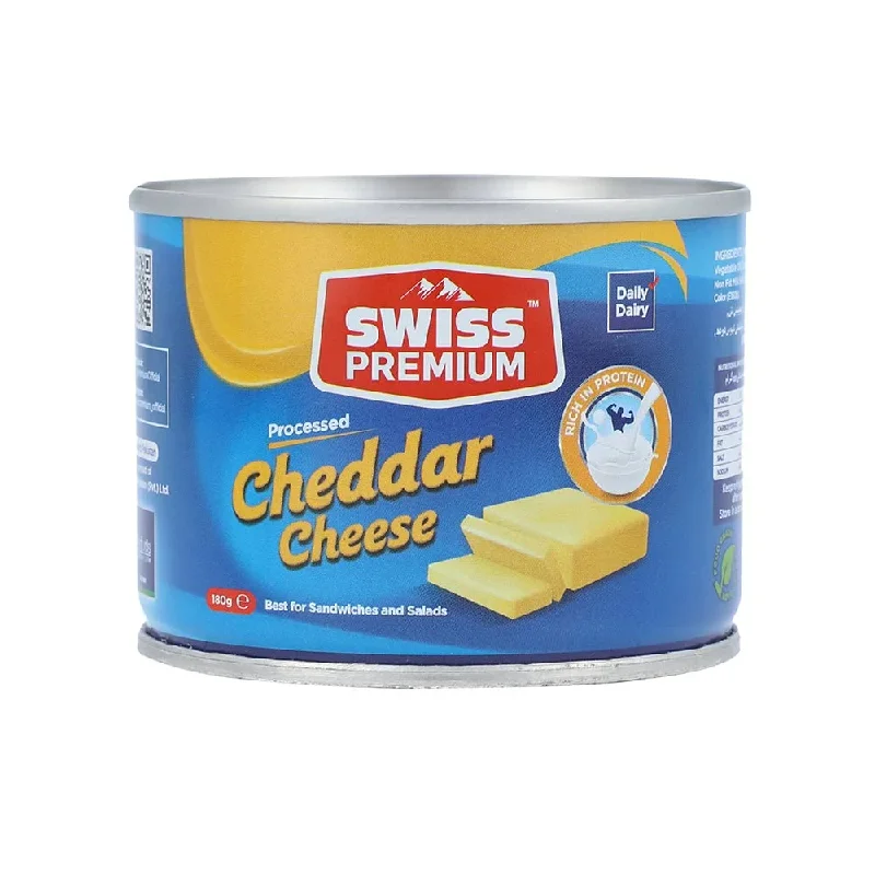 ---SWISS PREMIUM CHEDDAR CHEESE 180 GM