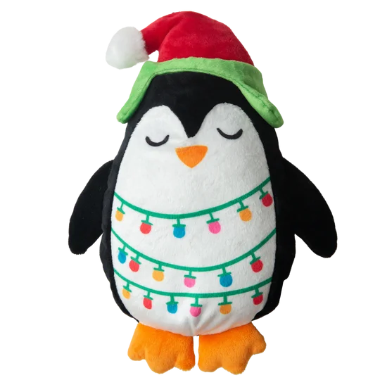  -Splash-proof food bowl AND Anti-choking slow food bowlSnugarooz Holiday Penguin With Lights