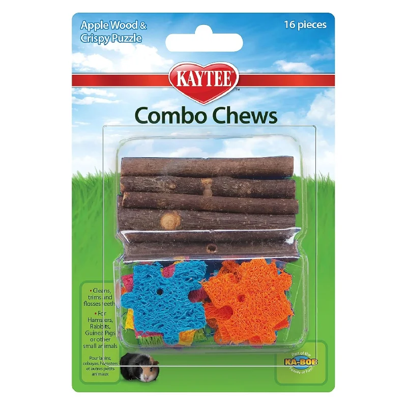 - Cat hair ball removal and hair removal creamCombo Chews - Apple Wood and Crispy Puzzle