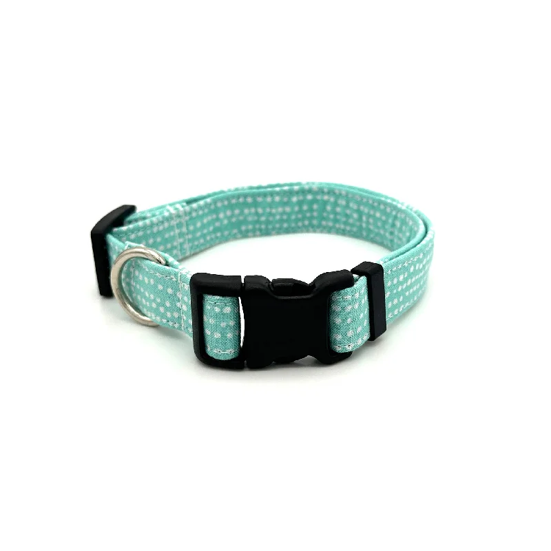  . **Pet nail clippers with LED lights**Aqua Polka Dot Dog Collar