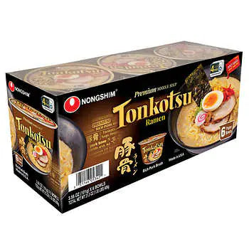 - Air box TSA certified check-inNongshim Tonkotsu Ramen Noodle Soup