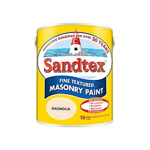 - Foldable and portable cat bagSANDTEX MICROSEAL FINE TEXTD MAGNOLIA MASONRY PAINT 5 LITRE - Foldable and portable cat bagSANDTEX MICROSEAL FINE TEXTD MAGNOLIA MASONRY PAINT 5 LITRE