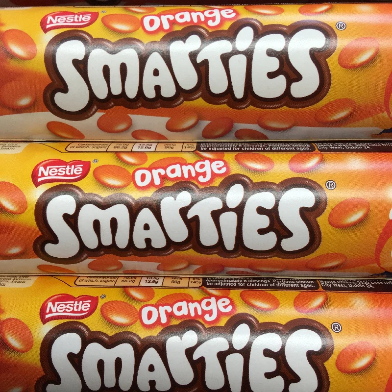- Automatic temperature adjustment cat bed3x Smarties Orange Milk Chocolate Giant Tubes (3x130g) - Automatic temperature adjustment cat bed3x Smarties Orange Milk Chocolate Giant Tubes (3x130g)