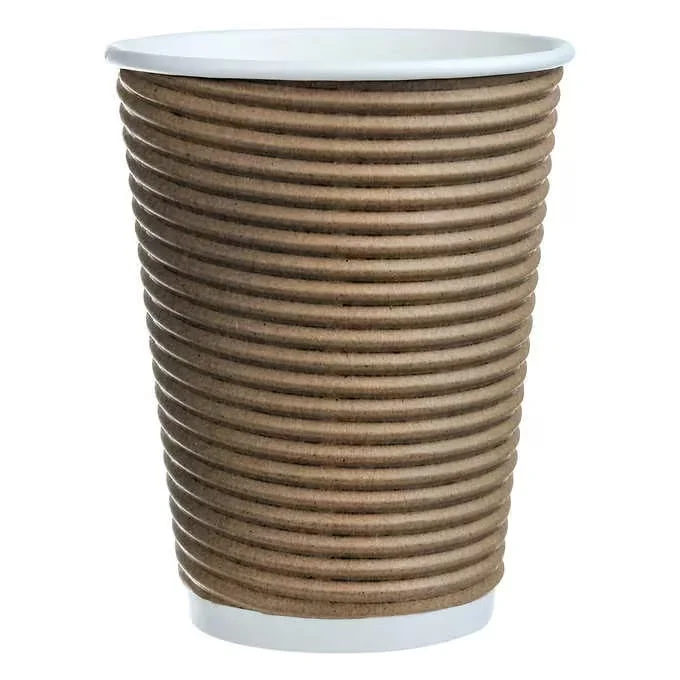 - Winter dog thick down jacketCafé Express 12-oz Brown Ripple Hot Cups and Lids