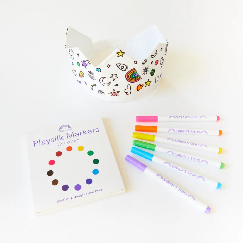 - Remote interactive pet feederCrown | Rainbow Sky Coloring & Playsilk Markers