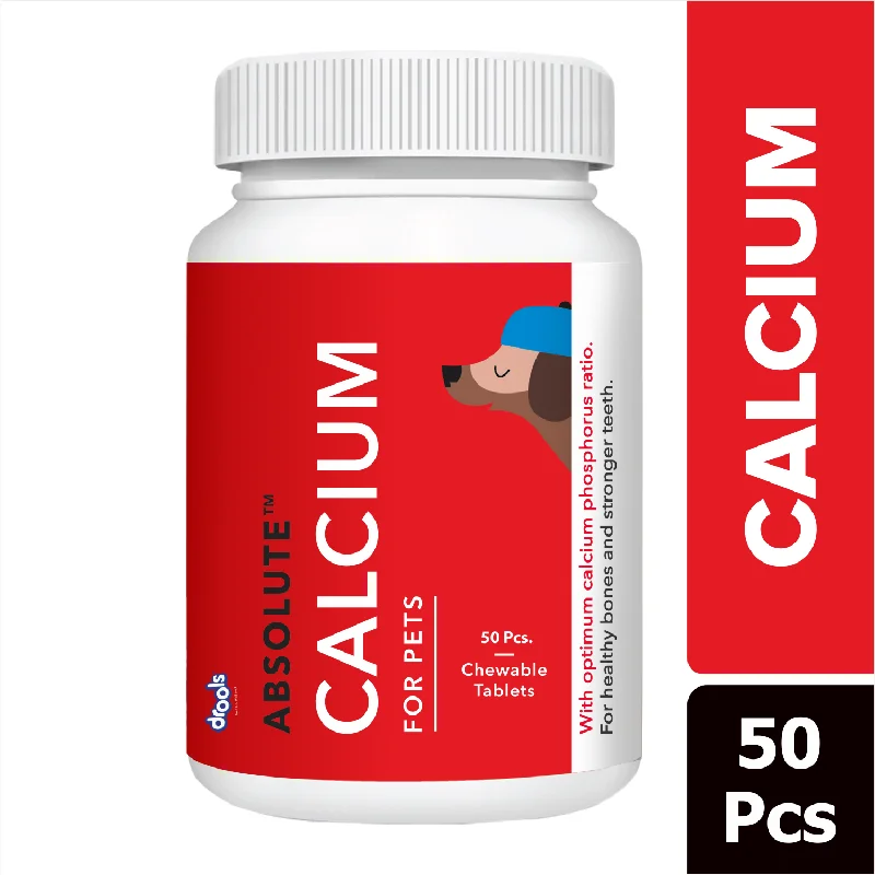 - Natural latex pet mattressDrools Absolute Calcium Dog Supplement Tablets