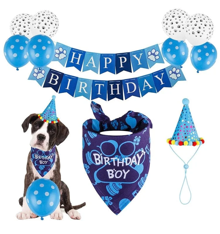 - Christmas pet Christmas clothingKUTKUT Dog Birthday Bandana Set | Dog Birthday Hat | Dog Birthday Bandana Scarf | Dog Print Happy Birthday Banner and 8 Piece 12 Inch Paw Print Balloons with Tape for Dog - Christmas pet Christmas clothingKUTKUT Dog Birthday Bandana Set | Dog Birthday Hat | Dog Birthday Bandana Scarf | Dog Print Happy Birthday Banner and 8 Piece 12 Inch Paw Print Balloons with Tape for Dog
