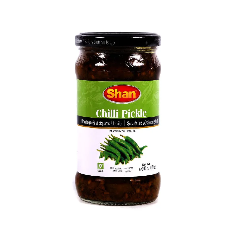 ---SHAN CHILLI PICKLE JAR 300 GM