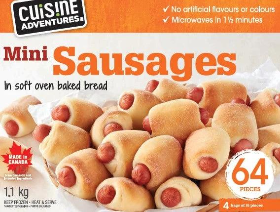 - Rabbit grass rack to prevent waste food boxCuisine Adventures Mini Sausages