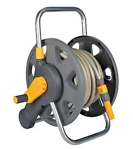 ---Hozelock 2 In 1 Hose Reel With 25M Maxi Plus Hose + Fittings