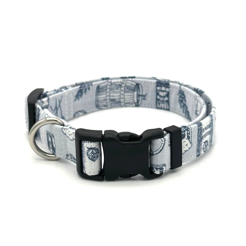  . **Pet collar with custom engraving**Craft Beer Dog Collar