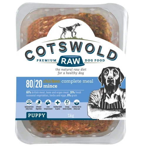 - Air box TSA certified check-in80/20 Puppy Working Puppy Chicken 1kg Mince