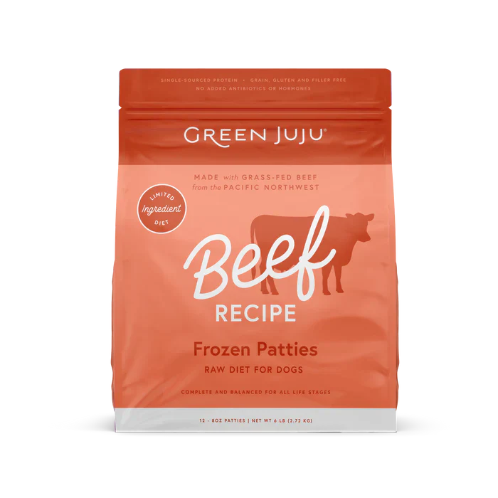 - Pet tear stain cleaning wipesGreen Juju Beef Recipe Frozen Patties & Sliders for Dogs - Pet tear stain cleaning wipesGreen Juju Beef Recipe Frozen Patties & Sliders for Dogs