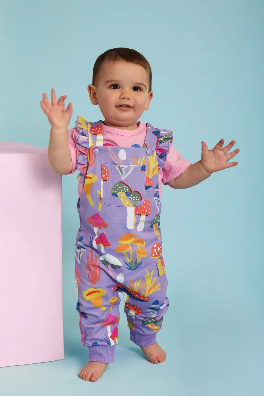 - ​​Christmas pet Christmas clothingMushroom Baby Overalls