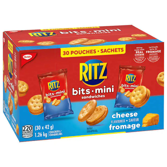 - Pet monitor with cameraMini Ritz Bits Sandwiches, Cheese Flavoured