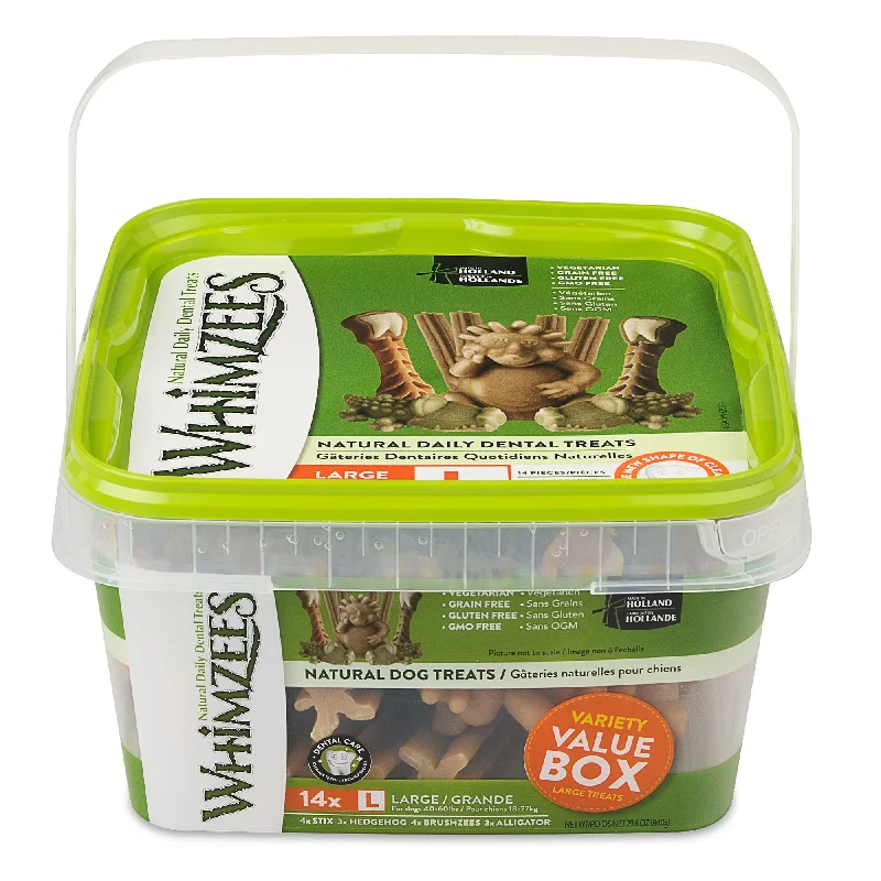 - Food for sterilized dogsWhimzees  Variety Value Box Dental Dog Treat -