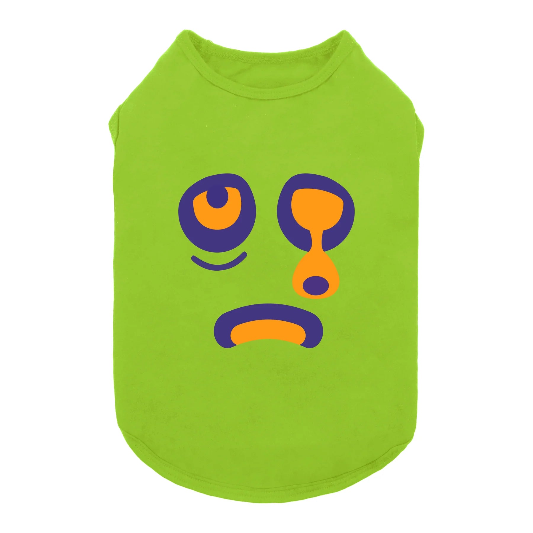 Pet birthday party clothesHalloween Green Skeleton Shirt