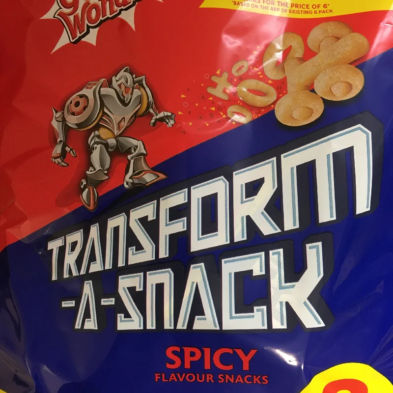 - Air box TSA certified check-in24x Golden Wonder Transform-A-Snack Spicy Flavour (3 Packs of 8x16g)