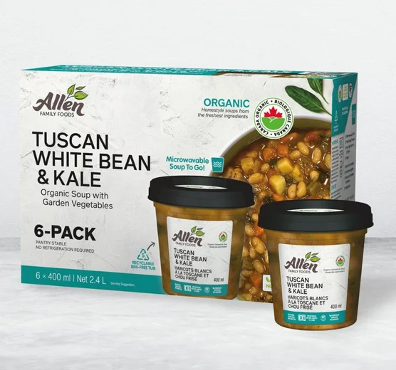  -Anti-scratch sofa protective coverAllen Organic Tuscan White Bean & Kale Soup