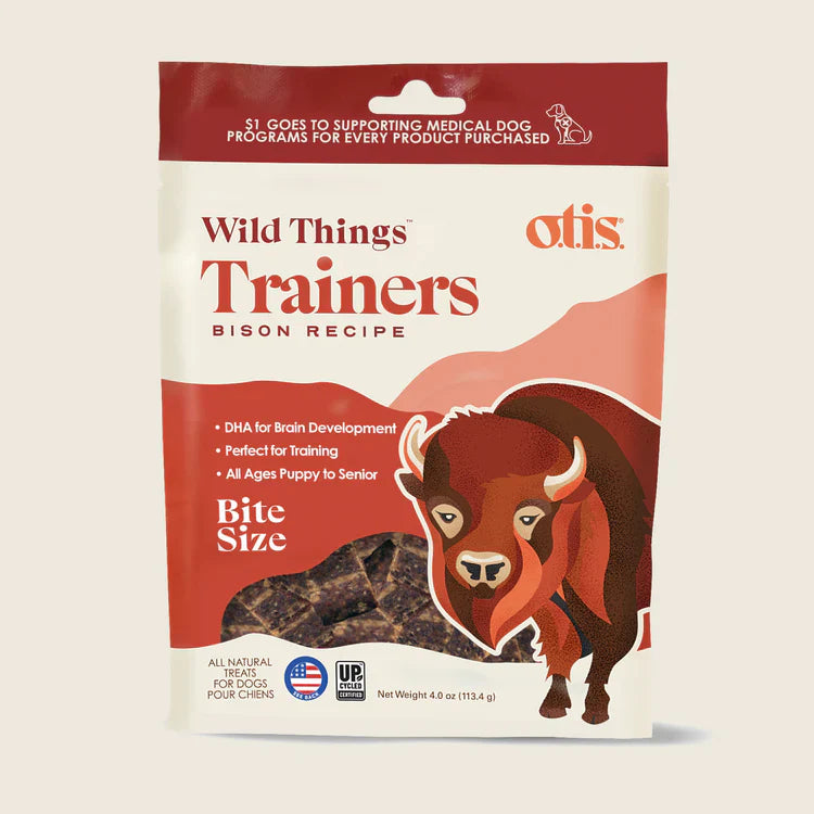 - Dog heart rate monitoring collarOtis Wild Things Trainers Bison Recipe Dog Treats