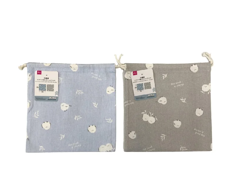 - ​​Pet toys under    yuanDrawstring Bag Long Tailed Tit Pattern 23cm x 23cm