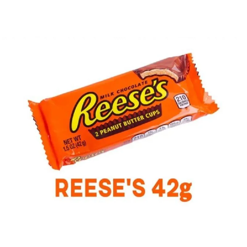 - Organic cotton dog bibsREESES MILK CHOCLATE 2 PEANUT BUTTER CUPS 42 GM
