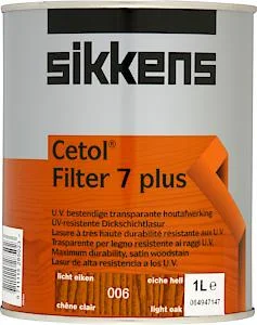 - Dog anti-slip matSikkens  1L Cetol Filter 7-Plus Translucent Woodstain Light Oak