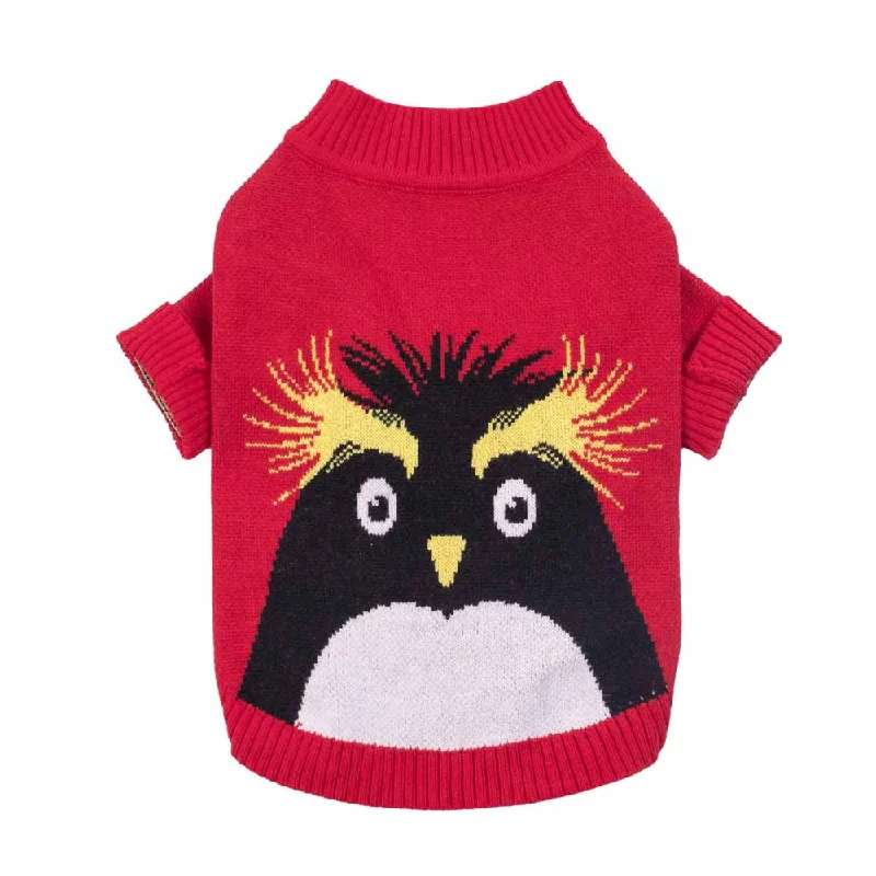  -Anti-scratch sofa protective coverFunny Penguin Knitted Dog Sweater