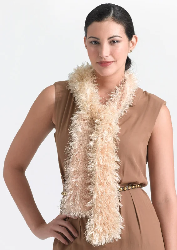 - Air box TSA certified check-inLoom Knit Pale Flurries Scarf