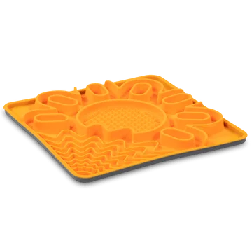 - Foldable and portable cat bagMessy Mutts Interactive Multi Mat Orange