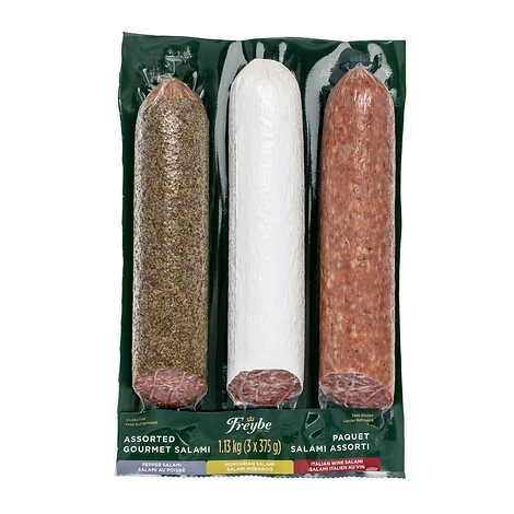 - Organic cotton dog bibsFreybe Assorted Gourmet Salami 1.13 kg