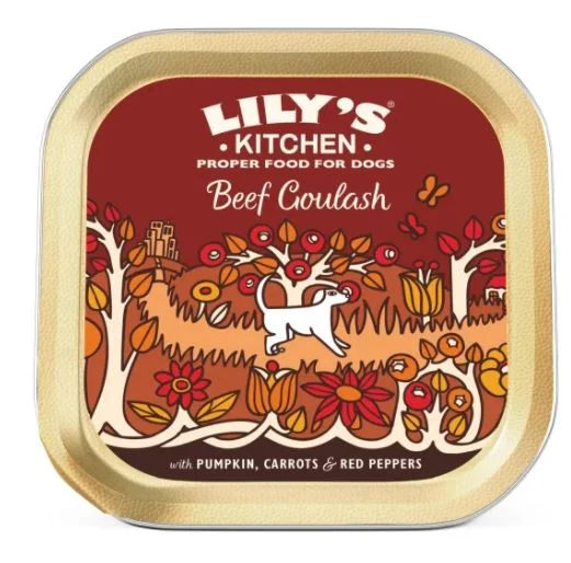 - Winter warm clothes for short-haired dogsLily's Kitchen Beef Goulash 150G Tray