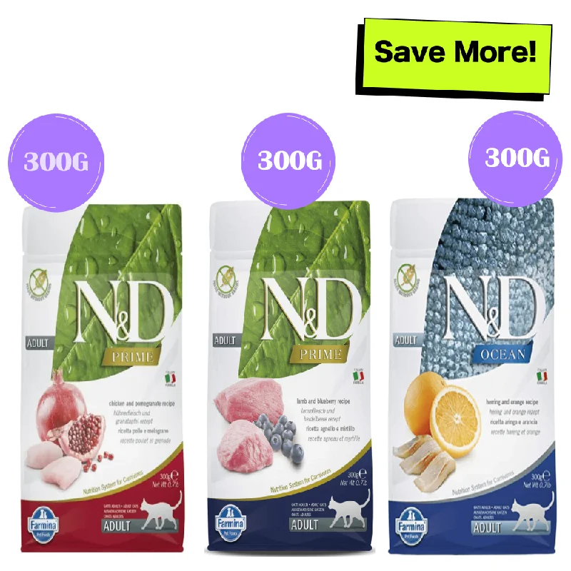 - Remote interactive pet feederFarmina N&D Prime Chicken & Pomegranate, Lamb & Blueberry and Ocean Herring & Orange Grain Free Adult Cat Dry Food Combo - Remote interactive pet feederFarmina N&D Prime Chicken & Pomegranate, Lamb & Blueberry and Ocean Herring & Orange Grain Free Adult Cat Dry Food Combo