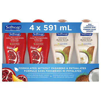 - Parrot climbing and standing wooden frameSoftsoap Body Wash 4x591 ml