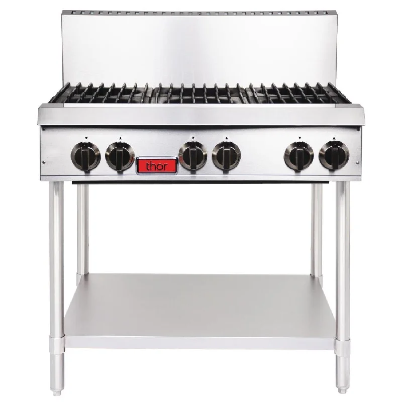 - Automatic temperature adjustment cat bedThor 6 Burner Propane Gas Cooktop Hob