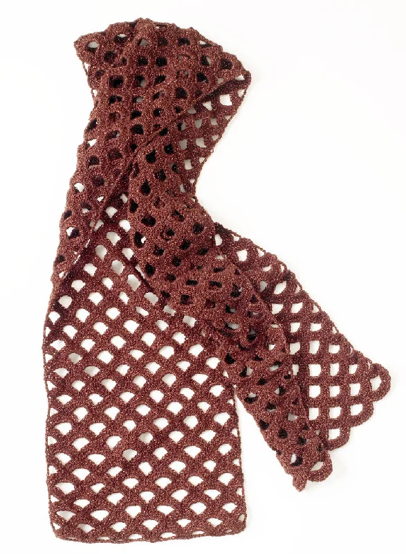  -Explosion-proof leash FOR LARGE dogsCopper Glow Scarf Pattern (Crochet)