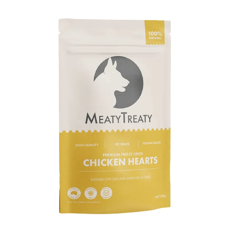 - Affordable cat food with good quality Meaty Treaty Freeze Dried Chicken Hearts Dog & Cat Treats 100g - Affordable cat food with good quality Meaty Treaty Freeze Dried Chicken Hearts Dog & Cat Treats 100g