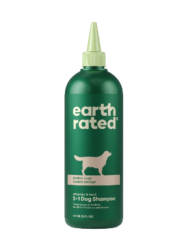 - Air box TSA certified check-inEarth Rated Double Coat 3-in-1 Dog Shampoo