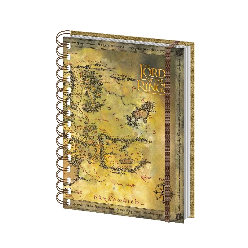 - Pet stroller can be taken on the planeLord Of The Rings - Map Wiro Notebook