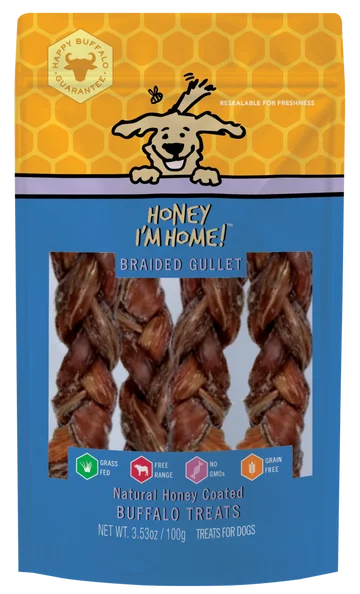 - Pet monitor with cameraHoney I'm Home Braided Gullet