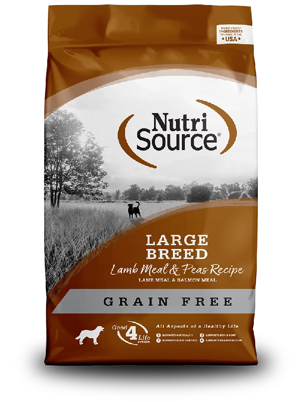 - Elderly dog joint care mattressNutriSource® Grain Free Large Breed Lamb Meal & Peas Recipe - Elderly dog joint care mattressNutriSource® Grain Free Large Breed Lamb Meal & Peas Recipe